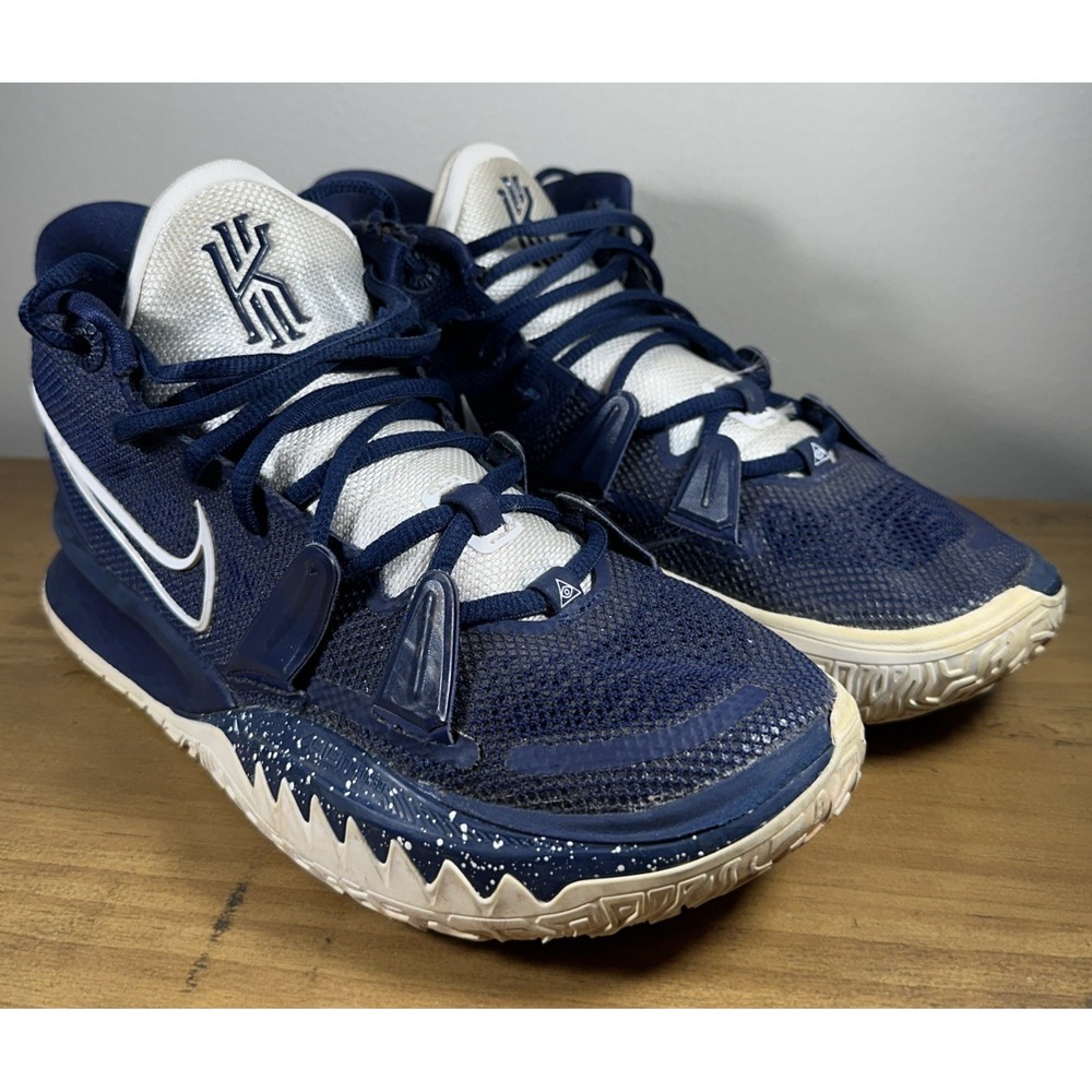 Nike Kyrie 7 TB Midnight Navy Basketball Shoes DA7767-402 Men's Size 8.5
